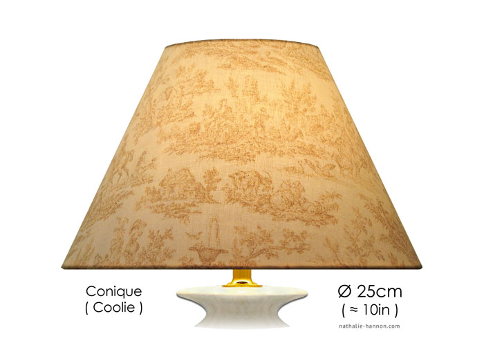 Lampshade Petite Toile Paysanne - Beige