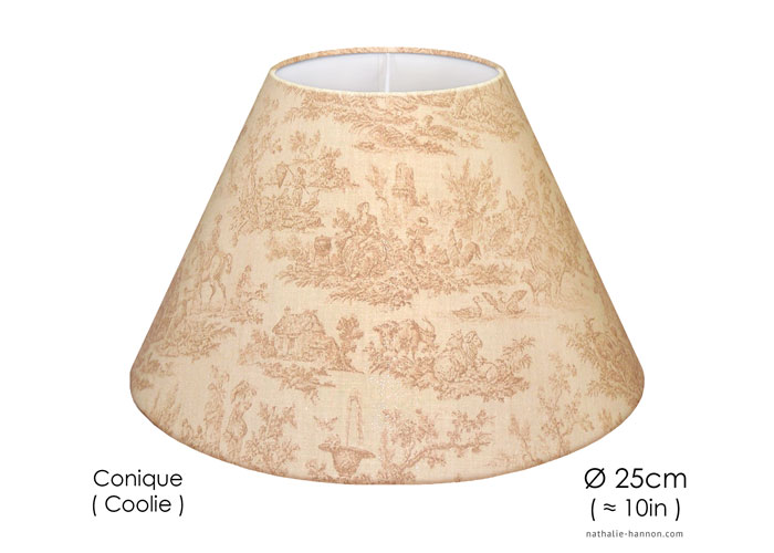 Lampshade Petite Toile Paysanne - Beige