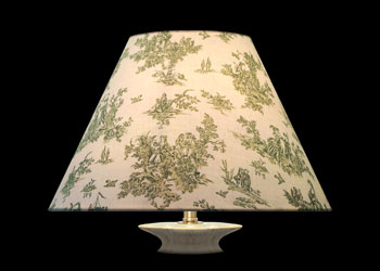 Lampshades Small Vintage Toile - Green