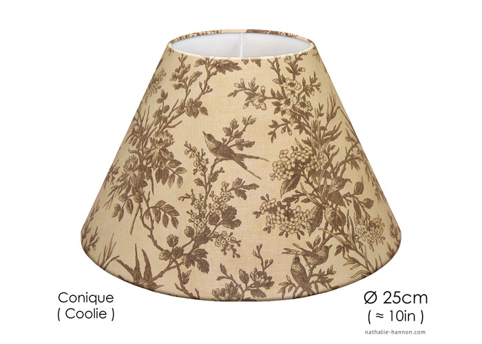 Lampshade Petite Toile Oiseaux