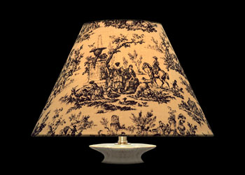 Lampshades Petite Toile Paysanne - Noir