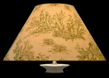 Lampshades Toile Rustique - Vert