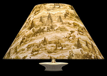 Lampshades Far West Toile