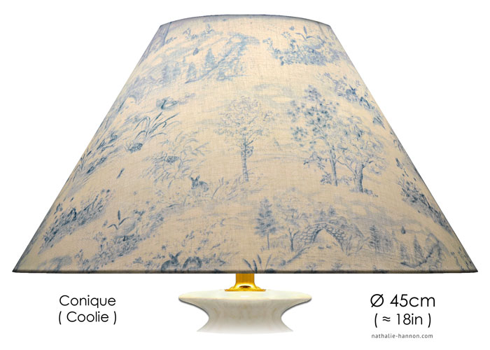 Lampshade Toile Prairie