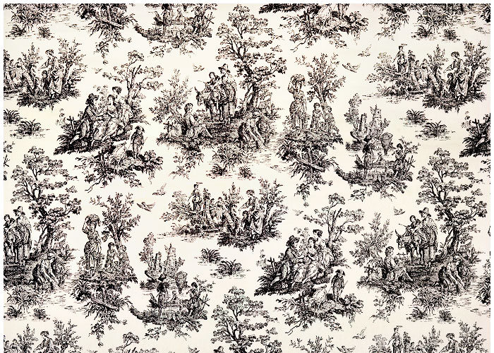 Abat-jour Toile Rustique - Noir