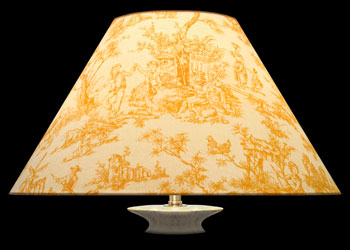 Lampshades Romantic Toile - Orange