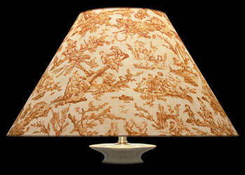 Lampshades Petite Toile Provinciale - Brun