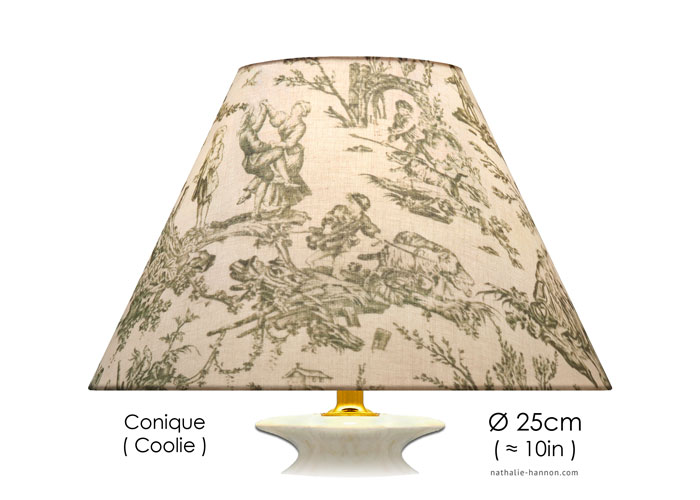 Lampshade Petite Toile Provinciale - Vert