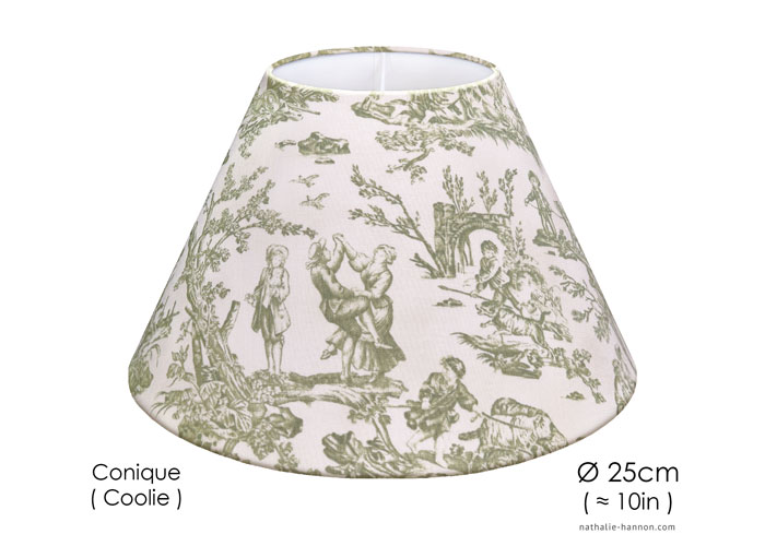 Lampshade Petite Toile Provinciale - Vert