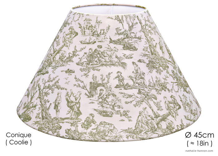 Lampshade Petite Toile Provinciale - Vert