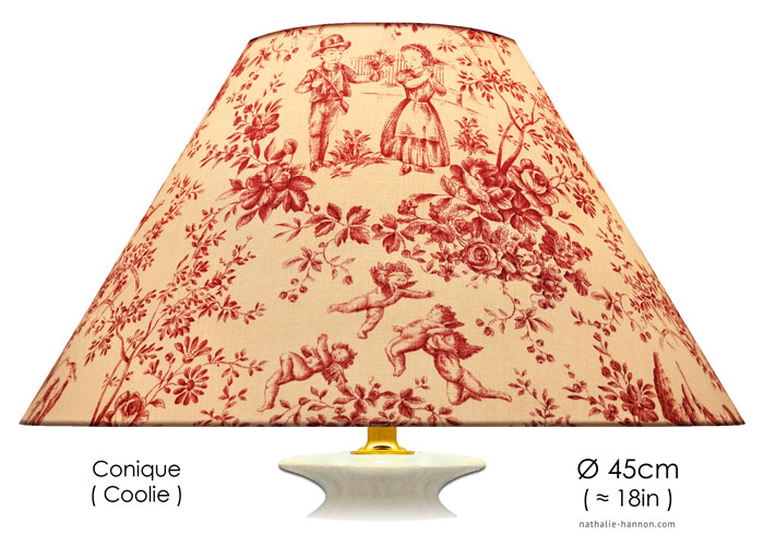 Lampshade Traditional French Toile