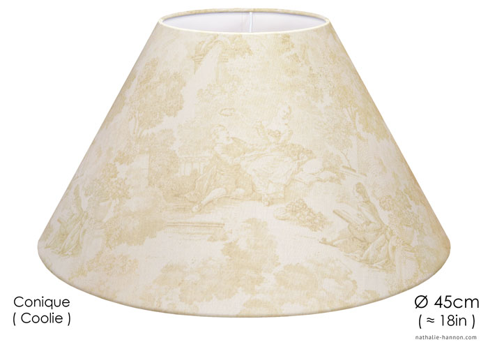 Lampshade Toile Renaissance