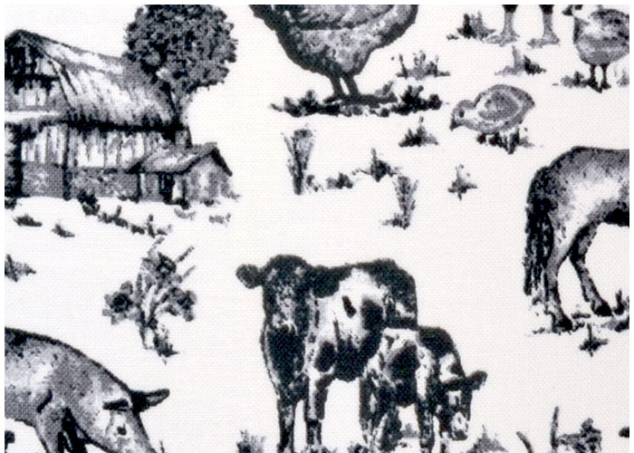 Lampshade Farm Toile