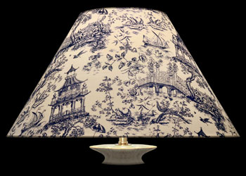 Abat-jour Toile Jardin Asiatique