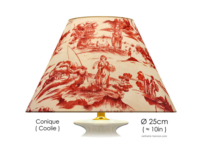 Lampshade Aix-en-Provence Toile