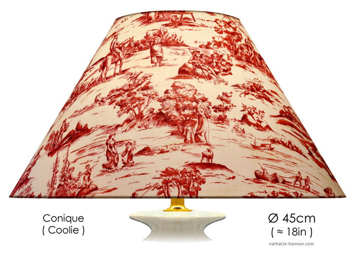 Lampshade Aix-en-Provence Toile