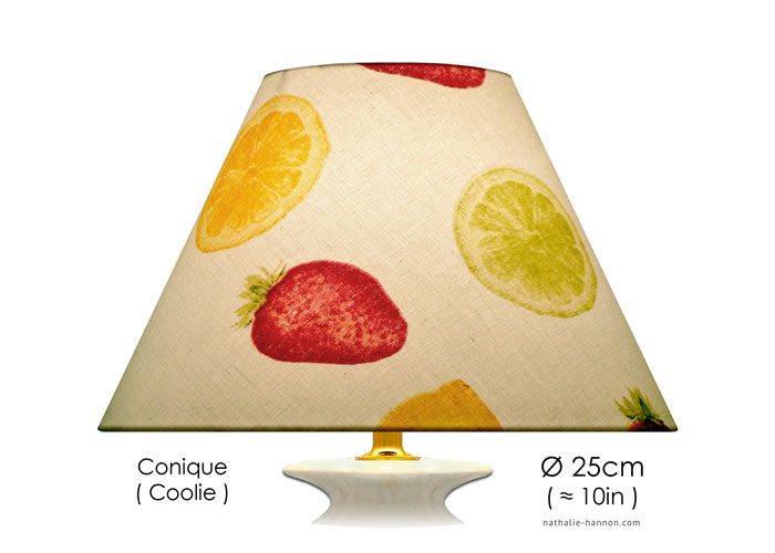 Lampshade Citrons et Fraises