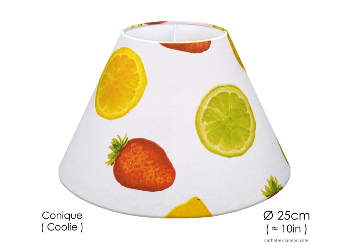 Lampshade Citrons et Fraises