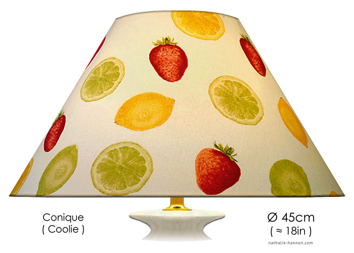 Lampshade Citrons et Fraises