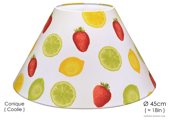 Lampshade Citrons et Fraises