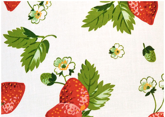 Lampshade Fraises et Floraux