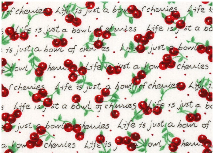 Abat-jour Cherries on Writing