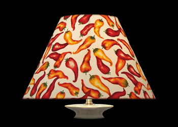 Lampshades Piments Rouges