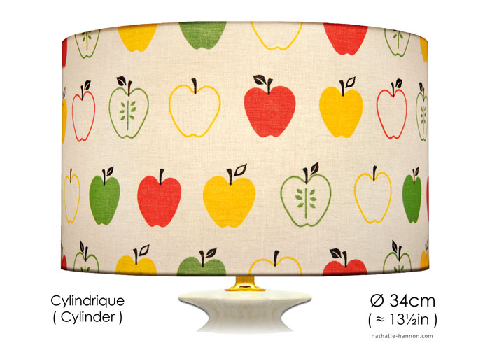 Lampshade Pomme et demi-Pomme