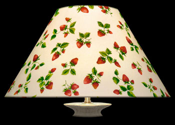 Lampshades Fraises et Feuilles