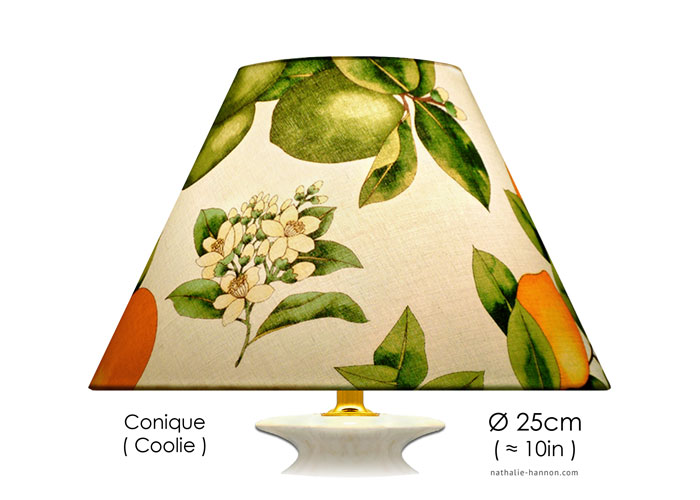 Lampshade Citrus and Florals