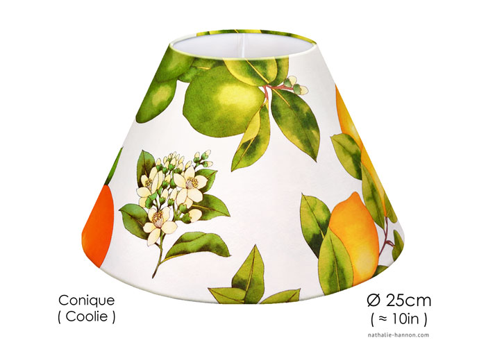 Citrus and Florals Lampshade Citrus and Florals