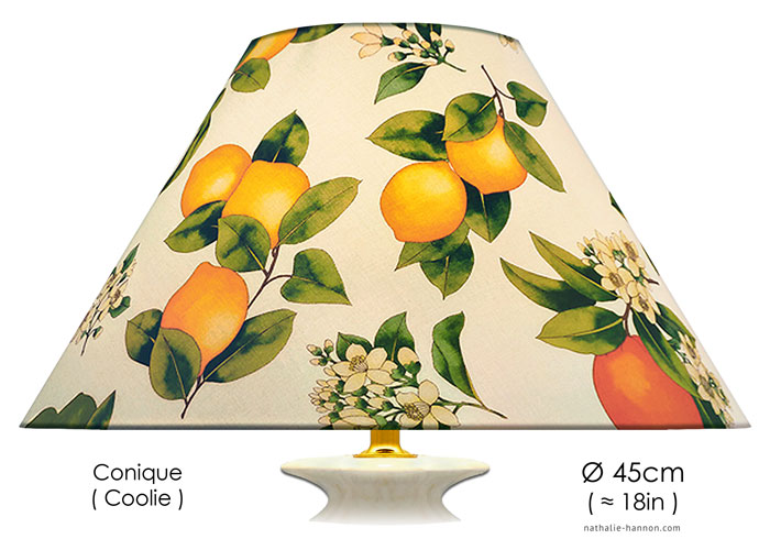 Citrus and Florals Lampshade Citrus and Florals