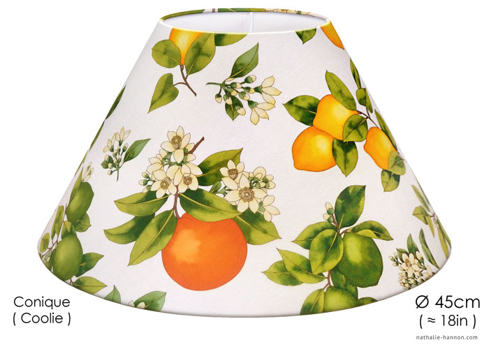 Citrus and Florals Lampshade Citrus and Florals