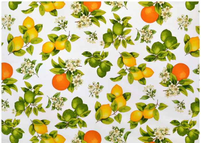 Lampshade Citrus and Florals