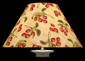 Lampshades Strawberries with Leaves