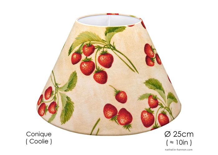 Lampshade Strawberries with Leaves