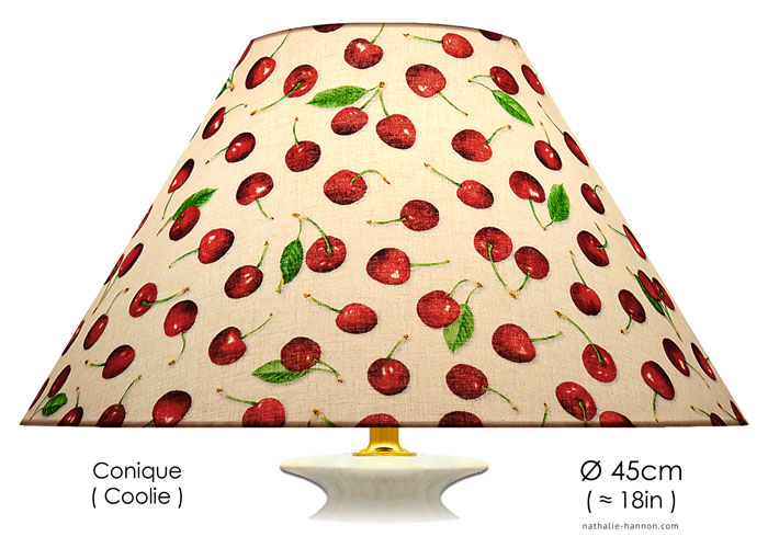 Lampshade Cerises Rouges