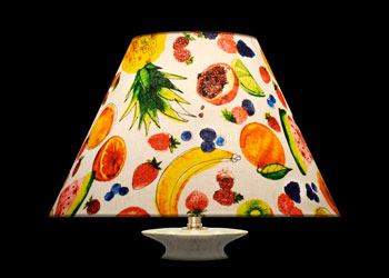 Lampshades Fun Watercolor Fruits