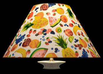 Lampshades Fun Watercolor Fruits