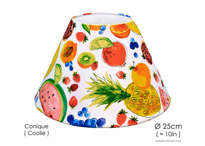 Lampshade Fun Watercolor Fruits