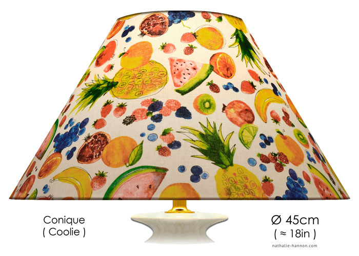 Lampshade Fun Watercolor Fruits