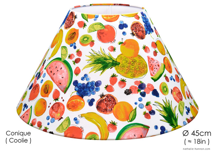 Lampshade Fun Watercolor Fruits