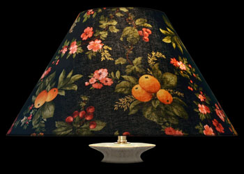 Lampshades Garden Fruits on Black