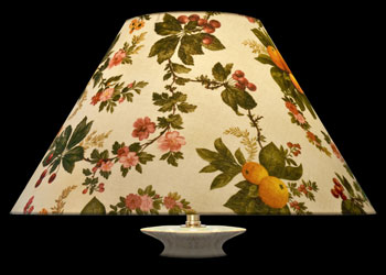 Lampshades Garden Fruits on White