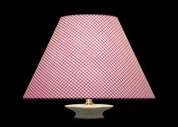 Lampshades Carreaux Vichy - Mauve