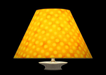 Lampshades Dots - Golden Orange