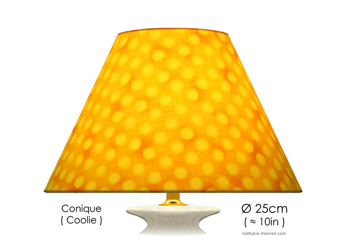 Lampshade Dots - Golden Orange