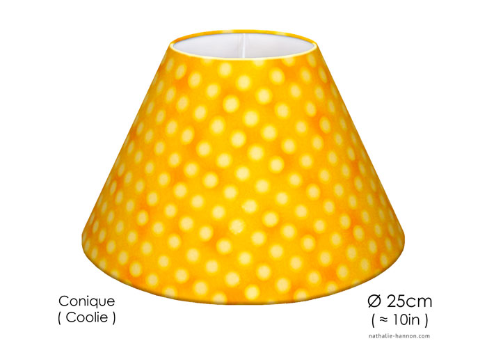 Lampshade Dots - Golden Orange