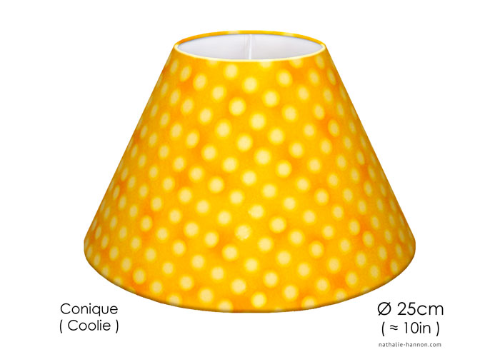 Abat-jour Dots - Golden Orange