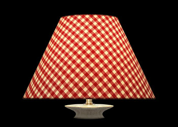 Lampshades Petits Carreaux - Rouge